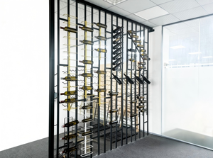 Présentoir mural de <span class=keywords><strong>vin</strong></span> monté du sol au plafond pour stockage de <span class=keywords><strong>vin</strong></span> - Product Image 3
