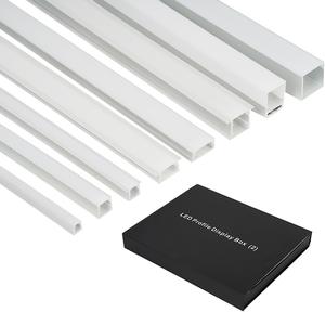 โปรไฟล์อลูมิเนียม 1m 2m 3m สําหรับไฟ LED Strip โคมไฟเพดานโคมไฟเข้ามุม LED อลูมิเนียมช่องกระจาย - Product Image 1