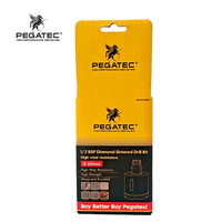 Foret diamanté PEGATEC M14 60mm, à grain brasé épaissi pour le perçage à sec du granit, du marbre, de la céramique et du béton, pour meuleuse d'angle