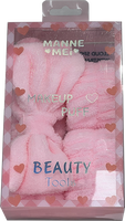 Ensemble bandeau et bracelet de poignet en PVC pour le lavage du visage, idéal pour le spa et les soins du visage
