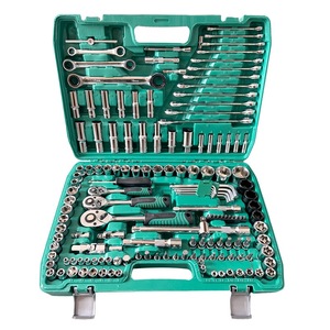 Set di Attrezzi Professionali YJ da 151 Pezzi in Acciaio al Carbonio con <span class=keywords><strong>Chiavi</strong></span> <span class=keywords><strong>a</strong></span> <span class=keywords><strong>Cricchetto</strong></span>, <span class=keywords><strong>Chiavi</strong></span> Esagonali e Bussole per Riparazioni Automobilistiche Fai-da-Te OEM - Product Image 1
