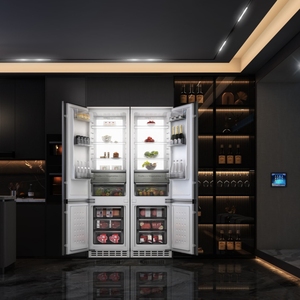 Artaus Q9S 260L Tủ đông nhỏ Tích hợp tủ lạnh nhà hiện đại tủ lạnh tùy chỉnh được xây dựng với cài đặt tích hợp đầy đủ di động - Product Image 6