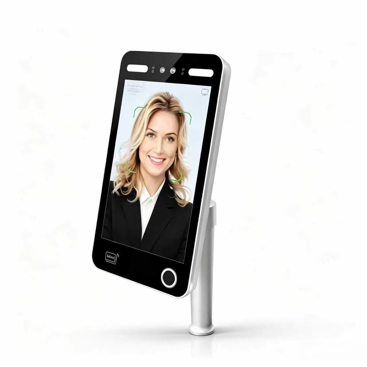 Face And Palm Recognition Attendance Machine 10.1 Inch Android Touch Screen Terminal Anti-Spoofing Access Control For Office Gym · image 1