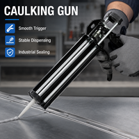 Pistola de calafateo industrial sin goteo para reparación, herramienta de calafateo con diseño de flujo uniforme sin goteo para cartuchos de sellador, pistola de pegamento de aplicación precisa