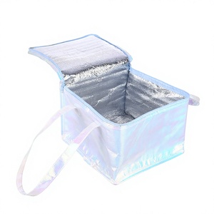 Sac isotherme réutilisable écologique de grande capacité en tissu non tissé pour la livraison de thé au lait - Product Image 3