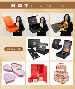 Impresión personalizada, hecho a mano, papel rígido de lujo, cartón negro, caja de regalo con cierre magnético vacío Simple - Product Image 5