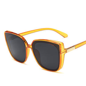 Lunettes de soleil œil de chat rétro de luxe pour hommes et femmes, protection UV400, grandes lunettes de soleil carrées pour femmes, collection 2020, offre spéciale - Product Image 6