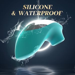 2-in-1 Sexspielzeug für Erwachsene Vibrierende leckende Zunge & G-Punkt-Brustwarzen Klitoris stimulator Dildo mit 10 Modi Mastur batoren - Product Image 3