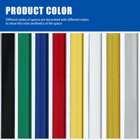 Profilé en aluminium flexible multicolore de qualité supérieure, robuste et facile à former, pour la découpe de lettres en relief et la signalétique intérieure/extérieure