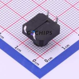 TC-1103-C-J Tactile Switch Through hole Component THT-4P,12x12mm Switch Single Pole Single Throw Round Button 2.6N Through Hole - Product Image 2