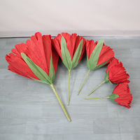 Meilleur vendeur 30-80cm grande Rose fleurs géantes en soie fleur géante artificielle pour vitrine décoration de mariage