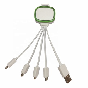 Biểu Tượng Tùy Chỉnh Led Đa-Chức Năng USB Charger Cable Sản Xuất Tại Trung Quốc - Product Image 1