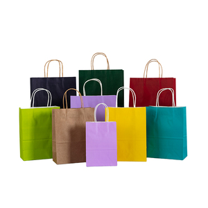 Personnalisez votre propre logo, taille, couleur, <span class=keywords><strong>sac</strong></span> en <span class=keywords><strong>papier</strong></span> kraft bon marché pour emporter les aliments avec poignée - Product Image 4