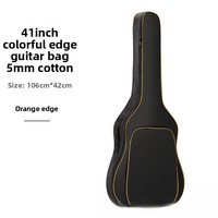 Sac de transport pour guitare acoustique 40/41 pouces, directement de l'usine, sac à dos épaissi pour guitare
