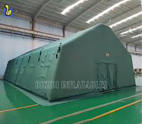 Grandes tentes extérieures personnalisées professionnelles de camouflage de tente hermétique gonflable de camouflage