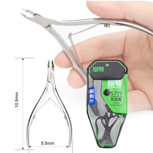 Profesyonel kalite paslanmaz çelik tırnak makası tırnak makası yüksek kalite güzellik tırnak araçları parmaklar Toes almanya kalite - Product Image 2