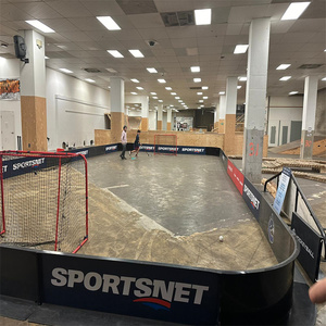 Barrières de terrain de floorball <span class=keywords><strong>en</strong></span> panneaux HDPE, barrière de terrain de floorball portable, mur de football <span class=keywords><strong>en</strong></span> <span class=keywords><strong>plastique</strong></span>, terrain de floorball <span class=keywords><strong>en</strong></span> <span class=keywords><strong>plastique</strong></span> PP 20*40m - Product Image 5