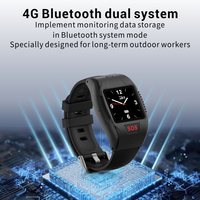 Reloj Inteligente 4G L12 para Trabajadores con Detección de Caídas, Alarma SOS, GPS, WiFi, BT, Localización, Ayuda de Emergencia, Seguridad, Reloj Inteligente para Adultos Mayores