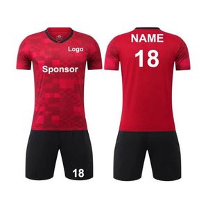 ซื้อเสื้อฟุตบอลทีมแบบสั่งทำไซส์ใหญ่ เสื้อผ้าฟุตบอล โพลีเอสเตอร์ 100% แห้งเร็ว ระบายอากาศได้ดี ออนไลน์ - Product Image 3