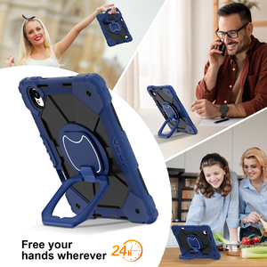 Étui de protection C3 Armor pour tablette <span class=keywords><strong>Huawei</strong></span> MatePad 11.5s 2025 MatePad <span class=keywords><strong>SE</strong></span> 11 avec bandoulière, support portable et rotation à 360°, coque en PC et silicone - Product Image 4