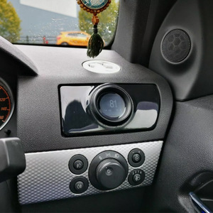 Vauxhall Astra 2004-2010 52mm Gloss <b>Black</b> Instrument Panel Bezel Right Driver Side Dash <b>Frame</b> ABS Material - Product Image 2