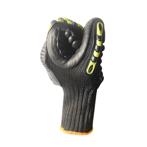 Gants de sécurité WELTA HPPE anti-impact, anti-coupure, anti-écrasement, résistants aux coupures, antichocs mécaniques pour la construction, en matériau PU/TPR - Product Image 5