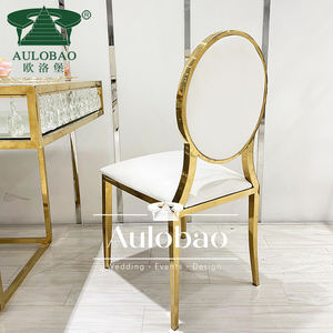 Chaise en métal d'acier inoxydable de mariage de restaurant de dîner d'inventaire d'usine - Product Image 3