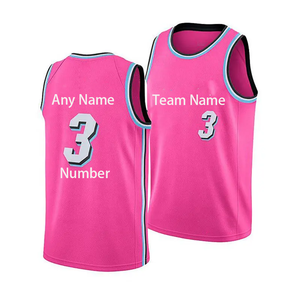 Kaus basket pria kustom kaus gambar polos Jersey reversibel tim basket Logo sublimasi - Product Image 3