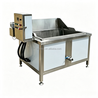 Ligne de production semi-automatique de chips de banane plantain, pelage, découpe, friture, assaisonnement, 50 kg/h, 304SS, machine complète pour la fabrication de snacks