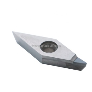 1pcs <span class=keywords><strong>PCD</strong></span> biến chèn vcgt160402/04/08 <span class=keywords><strong>CNC</strong></span> chèn Carbide chèn máy tiện Công cụ Cắt OEM ODM - Product Image 2
