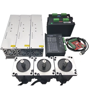 ชุดมอเตอร์สเต็ปเปอร์ไฮบริด 3 แกน 8 นิวตันเมตร สำหรับงาน CNC รุ่น Nema 34 พร้อมไดรเวอร์มอเตอร์สเต็ปเปอร์ DM860D บอร์ดควบคุม และแหล่งจ่ายไฟ - Product Image 1