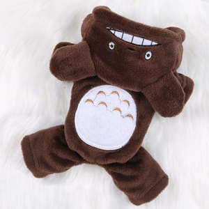 Roupa Fancy para Animais de Estimação QbellPet em Tecido Flanela, Fantasia para Filhotes de Quatro Patas, Roupas de Inverno Quentes para Cães e Gatos - Product Image 6