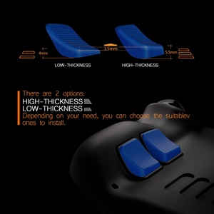 Kit de Protection des Boutons Arrière Bleu 2 Épaisseurs pour Amélioration de la Prise en Main pour Accessoires de Console Steam Deck - Product Image 4