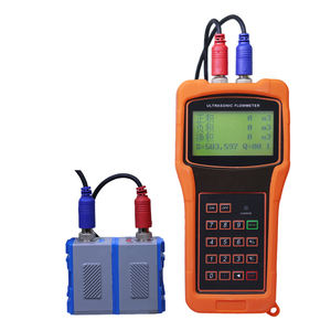 Débitmètre à ultrasons pour liquides et eaux Jingjie, précision 1%, protection IP67, alimentation par batterie/220VAC, sonde à pince, RS232, OEM - Product Image 1