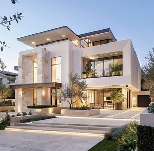 Chalet de lujo personalizado con característica impermeable, estructura de acero de calibre ligero de <span class=keywords><strong>Kerala</strong></span> prefabricada, tipo de producto - Product Image 3