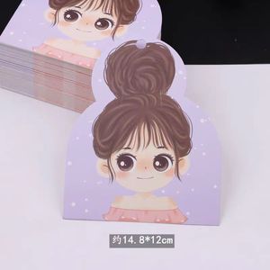 Cartes de visite promotionnelles prêtes à être expédiées, en papier couché, étiquettes en carton pour pinces à cheveux, bandeaux, élastiques - Product Image 2