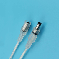 Connecteur d'alimentation CC mâle/femelle DC5.5*2.1/5.5*2.5 IP67 12V CC 5.5 x 2.1 mm Adaptateur jack mâle/femelle CC Connecteurs LED