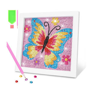 Nuevo Producto Popular: Mini Pintura de Diamantes para Niños, Diseño de Mariposa, Apto para Principiantes - Product Image 1