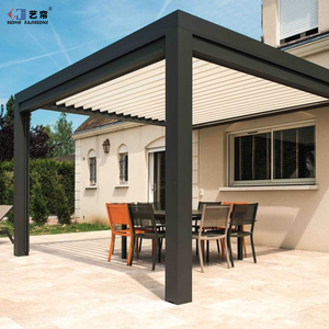 3x3 3x4 <span class=keywords><strong>5x6</strong></span> 6x6m Gazebo Pergola alluminio pergolato esterno pergolato in alluminio motorizzato - Product Image 5