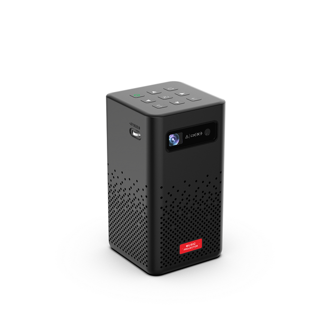 C900 Android 9 2.4G/5G WiFi 4K Ready 200 Lumens DLP Pico LED Portable 3D 2GB 32GB Mini Projector HIFI Stereo Built-in Battery