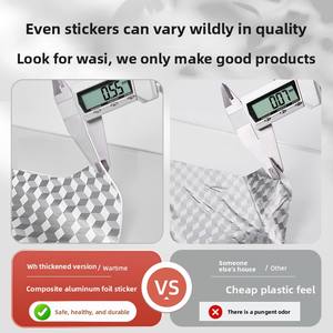 <span class=keywords><strong>Papel</strong></span> tapiz autoadhesivo ignífugo de alta temperatura <span class=keywords><strong>para</strong></span> gabinetes de <span class=keywords><strong>cocina</strong></span>-Adhesivo de lámina de estaño resistente a la humedad a prueba de aceite - Product Image 3