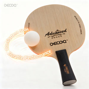 Raqueta de Tenis de Mesa Profesional Portátil DECOQ con Núcleo de Ayous y Goma Inferior de <span class=keywords><strong>Limba</strong></span>+Ayous - Product Image 5