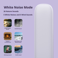 Haut-parleur de sommeil à conduction osseuse sous oreiller, Bluetooth 5.4, machine à bruit blanc, 36 sons naturels, télécommande, carte TF, aide au sommeil