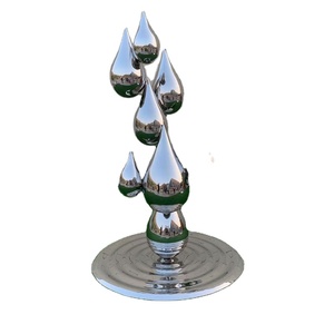 ประติมากรรมหยดน้ำสแตนเลสสตีลสร้างสรรค์สำหรับตกแต่ง - Product Image 1