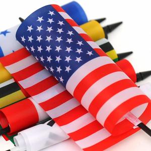 ธงชาติอเมริกาแบบขายส่ง ธงขนาดเล็กตั้งโต๊ะสำนักงาน ทำจากไนลอน โพลีเอสเตอร์ ฐานพลาสติก - Product Image 3