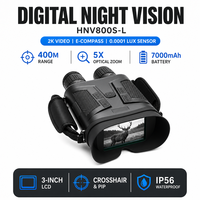 Binoculares de Visión Nocturna Digitales HNV800S-L con Conexión WiFi, Brújula Electrónica, Cámara de Visión Nocturna Infrarroja para Exploración al Aire Libre