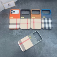 Coque de téléphone bicolore au design élégant, fine, antichoc, anti-rayures, anti-traces de doigts, protection intégrale de l'objectif pour iPhone