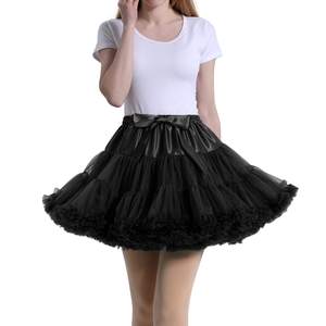 Women's Elastic Bridal Fluffy Chiffon <strong>Tulle</strong> Petticoat 100% Polyester 45cm Length for COSPLAY Multi-Layer <strong>Tulle</strong> Tutu <strong>Underskirt</strong> - Product Image 3