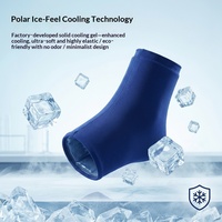 Attelle de cheville réutilisable avec gel chaud/froid et logo personnalisé – Compresse de glace pour la thérapie