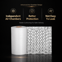 Film bulle PE imperméable à rétention d'air stable, coussin gonflable, garantie anti-fuite, emballage de protection, OEM personnalisé